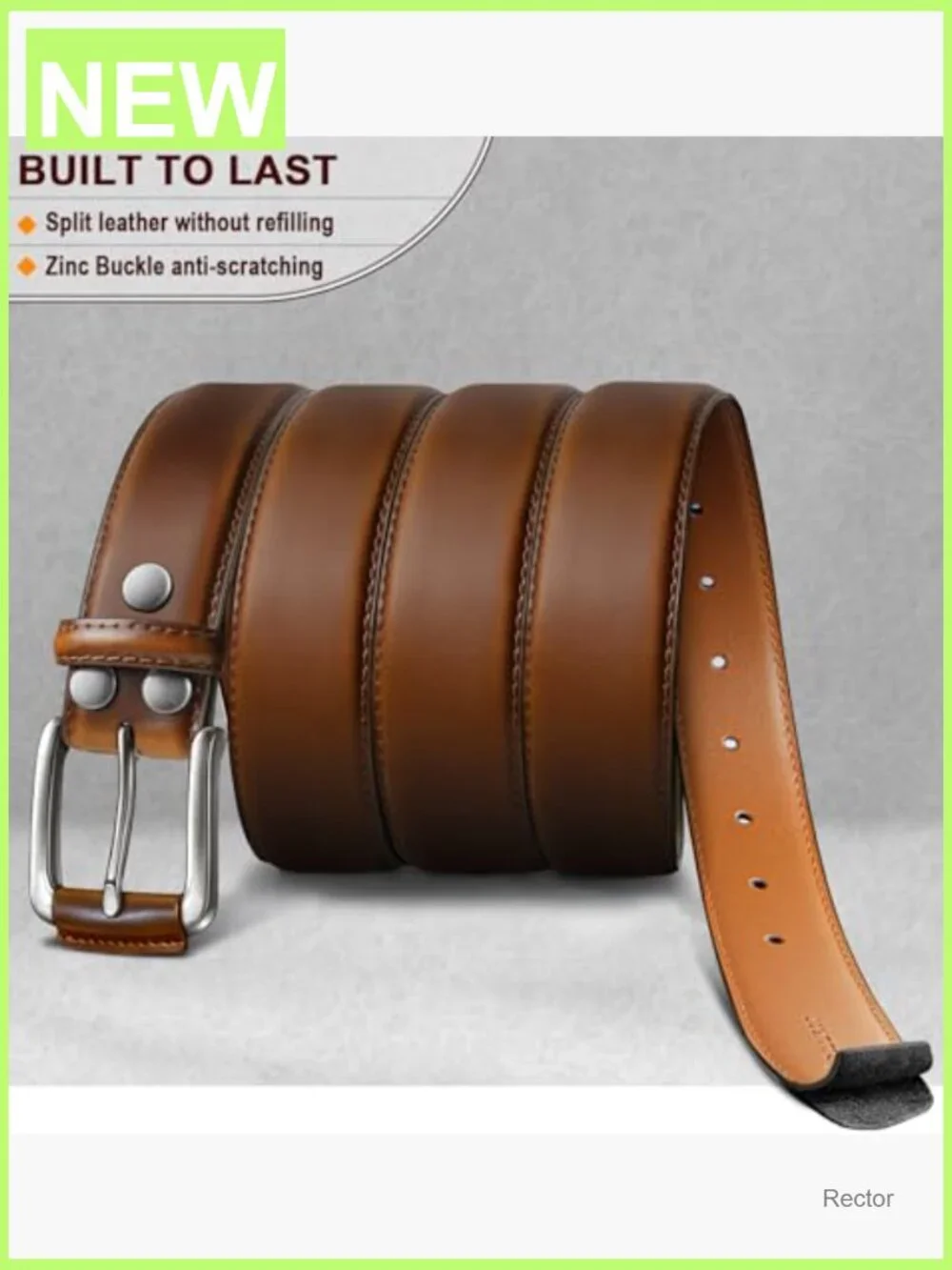 Genuine Leather Dress Casual Jean Belt Multi Pack Adjustable Fit 1.38